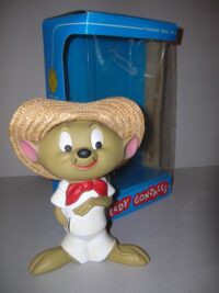 SPEEDY GONZALES RUBBERTOYS MADE ITALY W.BROS – IN BOX – ANNI ’70 – 16CM
