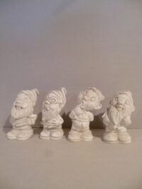 STAMPI IN GESSO NANI RUBBERTOYS 4PZ  – 12CM