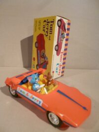 TOM E JERRY AUTO JUMBO MARX TOYS METRO GOLDWIN MAYER INC. 1974 – IN BOX –  7CM
