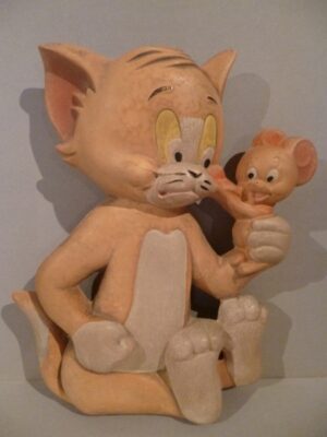 TOM E JERRY BORSA ACQUA CALDA DUARRY MADE IN SPAIN MGM  - 31CM