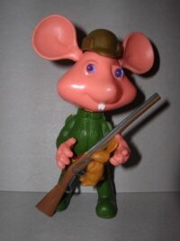 TOPO GIGIO CACCIATORE PAVESINI – ANNI ’60 – 11CM