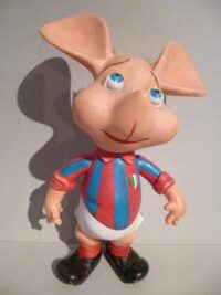 TOPO GIGIO CALCIATORE BOLOGNA ITALOCREMONA – ANNI ’60 – 30CM