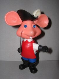 TOPO GIGIO MOSCHETTIERE PAVESINI – ANNI ’60  – 12CM