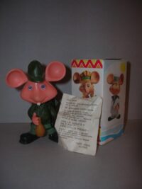 TOPO GIGIO PAVESINI ALPINO – IN BOX –  CON CARTINA  – 12CM