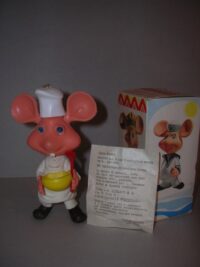 TOPO GIGIO PAVESINI CUOCO – IN BOX –  CON CARTINA  – 12CM