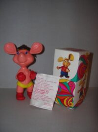 TOPO GIGIO PAVESINI PUGILE – IN BOX –  CON CARTINA  – 12CM