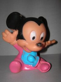 TOPOLINO BABY CON CIUCCIO DISNEY ’87 JUGASA  – 13CM