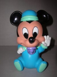 TOPOLINO BABY CON CIUCCIO DISNEY APPLAUSE TM CHINA – ANNI’80  – 14CM