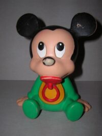 TOPOLINO BABY CON CIUCCIO M+B M. IN PORTUGAL W.DISNEY CO. 1986  – 13CM