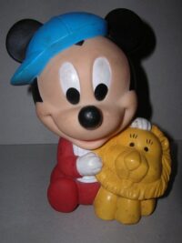 TOPOLINO BABY CON LEONE  – 12CM