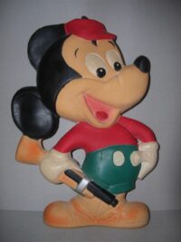 TOPOLINO CON FUCILE (BORSA ACQUA CALDA) DUARRY W.D.P. 1965 – 33CM