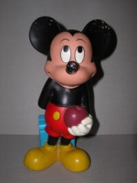 TOPOLINO CON MELA W.D.P. MADE IN TAIWAN -15  – ANNI’80  – 20CM