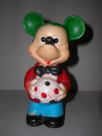 TOPOLINO CON PALLONE – ANNI’80  – 15CM