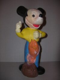 TOPOLINO CON PESCE W.D.P. 1961 – 24CM
