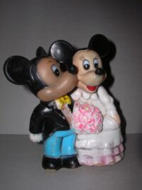 TOPOLINO E MINNIE SPOSI – ANNI’80  – 14CM