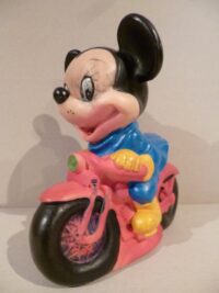 TOPOLINO IN MOTO (ROSA BLU) BARTOPLAS W.D.P. – 16CM