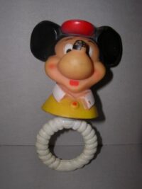 TOPOLINO SONAGLIO W.D.P. – ANNI ’70  – 13CM (CON SONAGLIO)