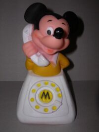 TOPOLINO TELEFONO DANARA W.D.P. MADE IN HONG KONG  – 15CM