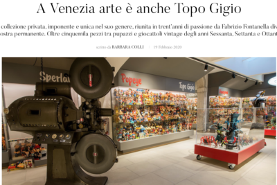 Art in Venice is Topo Gigio too