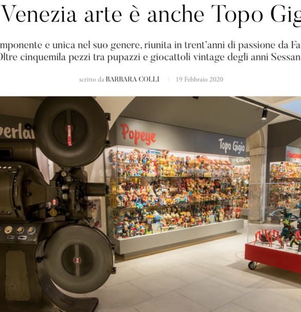 Art in Venice is Topo Gigio too